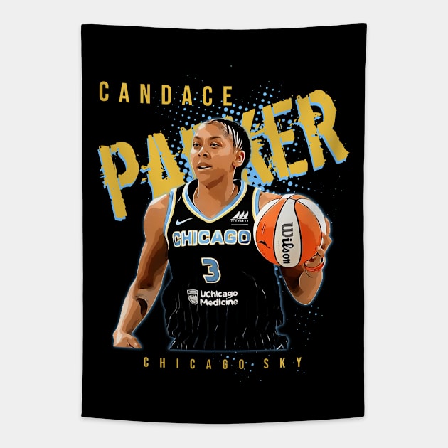 candace parker || chicago sky Tapestry by Aloenalone