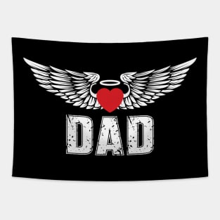 Dad Is An Angel In The Sky (Remember Lost Dads) Tapestry