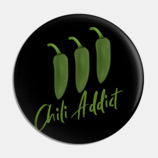 Jalapeno Chili Addict Pin