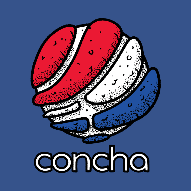 Concha - Pan Dulce Funny Mexican Food by aaronsartroom