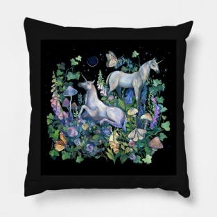 Unicorn Magical Garden Pillow