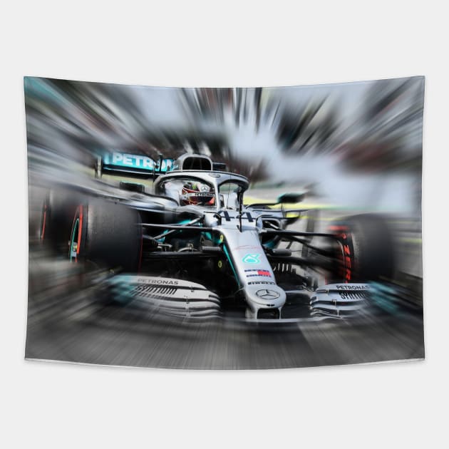 Lewis Hamilton World Champion 2008 - 2014 - 2015 - 2017 - 2018 - 2019 - 2020 Tapestry by DeVerviers