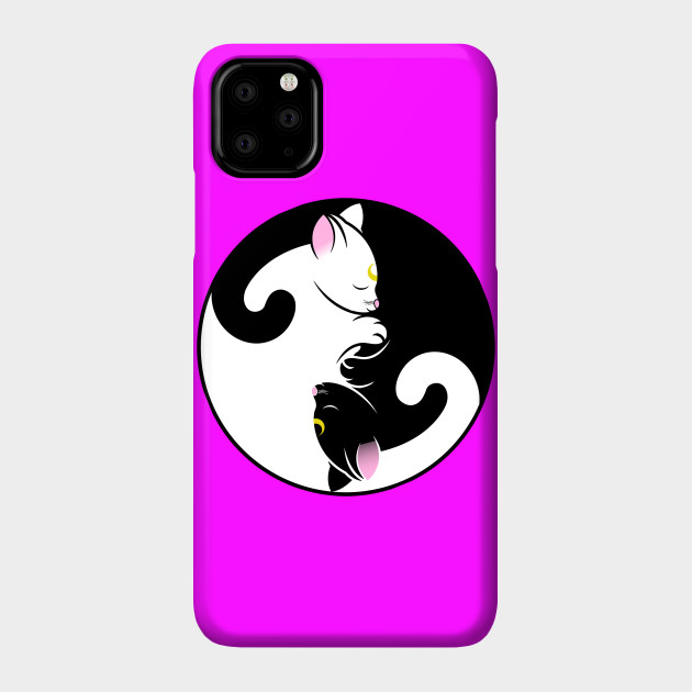 Luna And Artemis Inspired Yin Yang Sailor Cats Sailor Moon