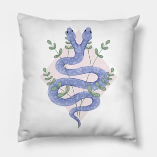 Floral snake Pillow