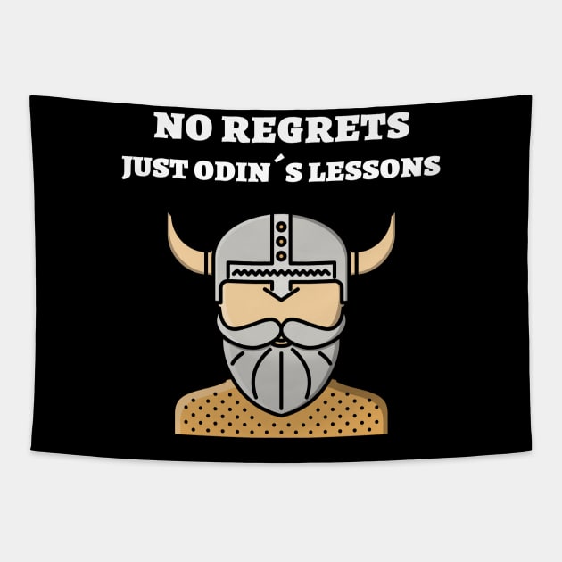 No regrets just Odin´s lessons Tapestry by Poseidon´s Provisions