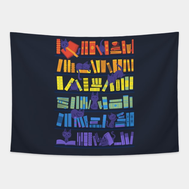 Library Kittens Tapestry by TaylorRoss1