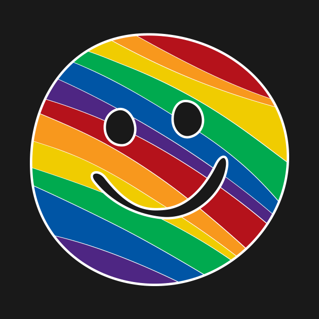 Rainbow Smiley Face by amyvanmeter