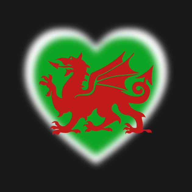 Welsh Dragon Heart by Celtic Morrigan