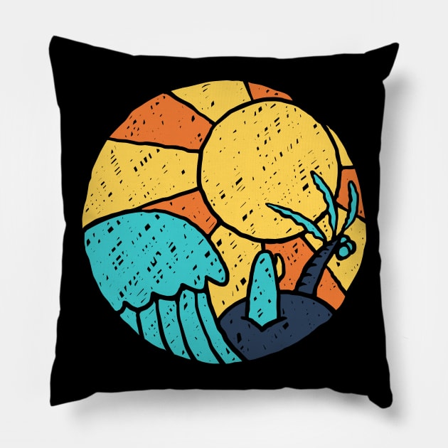 Beach Vibes Pillow by quilimo