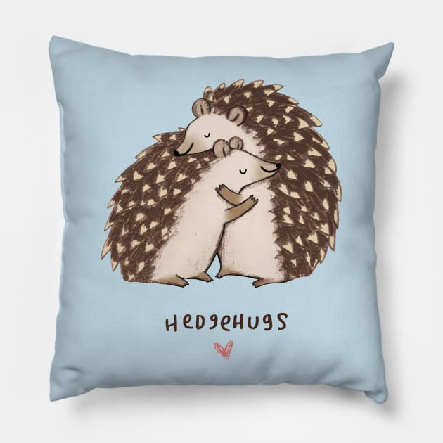 Hedgehugs Pillow by Sophie Corrigan