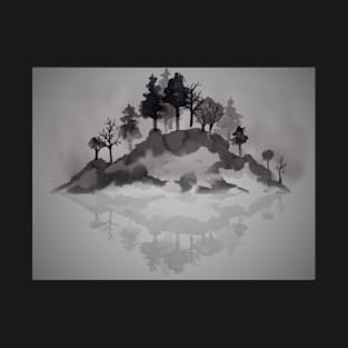 Ink Painting Trees T-Shirt