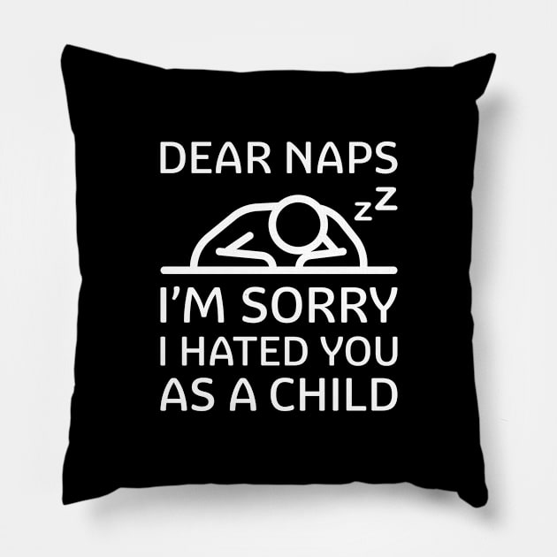 Dear Naps Pillow by LuckyFoxDesigns