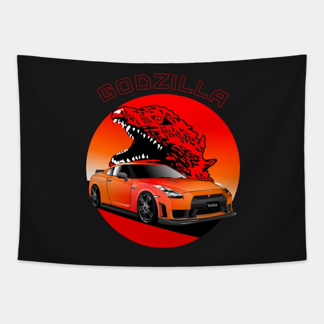 Nissan Skyline R35 Tapestry by aredie19