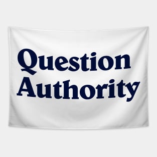 Question Authority | Retro Style Tapestry