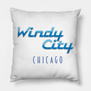 Windy City Chicago Pillow