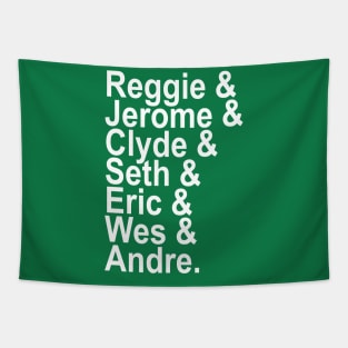 The Great Names of the Gang Green Defense of the Philadelphia Eagles Tapestry