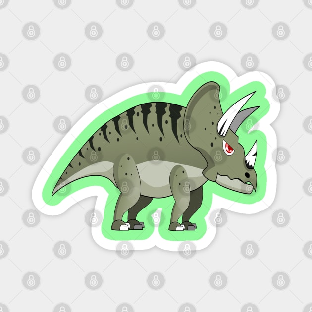 Triceratops Magnet by STAR SHOP