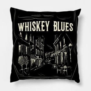 Whiskey Blues Pillow