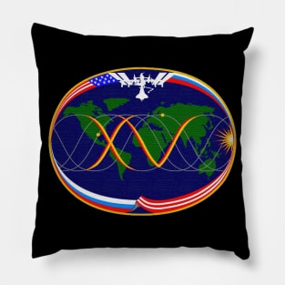 Black Panther Art - NASA Space Badge 147 Pillow