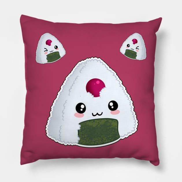 Onigiri Pillow by SeebeeNanigins