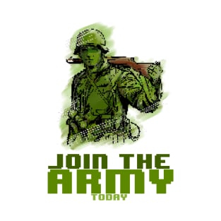 Join the Army 8bit PixelArt T-Shirt