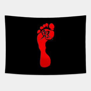 Foot Clan with Oni kanji Tapestry