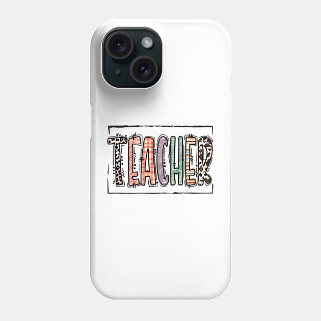 Teacher Phone Case by Etopix