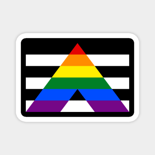 Straight Ally Flag LGBTQ Pride Month Magnet