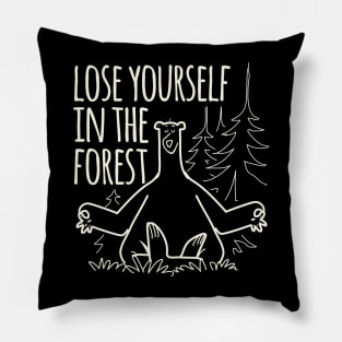 Lose Yourself In The Forest Pillow