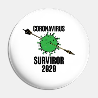 Virus Health Pandemic surviror 2020 Pin