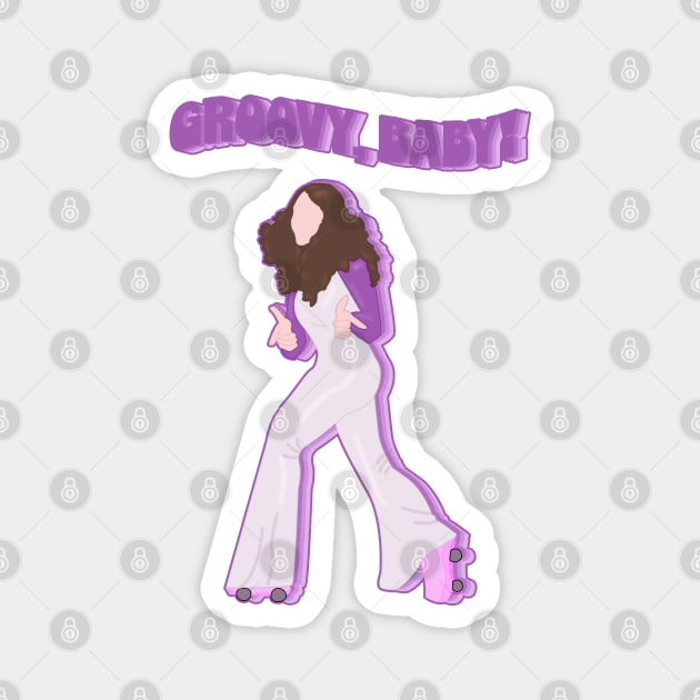 The Good Place Disco Janet Magnet by _kellyfurman