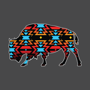 Bison Pattern - 7 T-Shirt