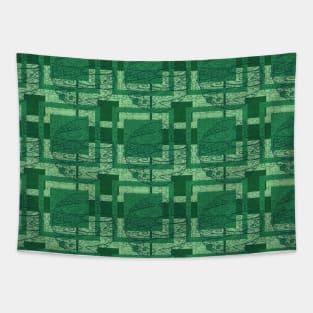 Circle and Square Pattern Tapestry