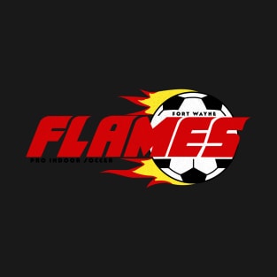 Defunct Fort Wayne Flames - AISA Soccer 1986 T-Shirt