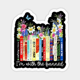 I'm With the Banned Books Magnet