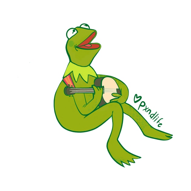 Banjo Kermit by AngelicaNyneave