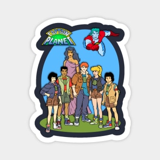 Captain Planet Group Magnet