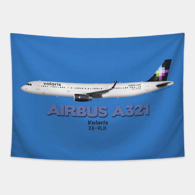 Airbus A321 - Volaris Tapestry by TheArtofFlying