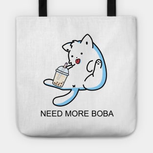 Lazy Kitty Needs More Boba! Tote