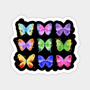 Watercolor Butterflies Magnet