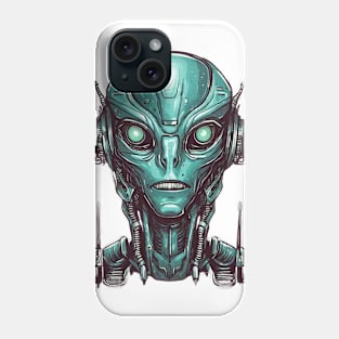 Alien Head Phone Case