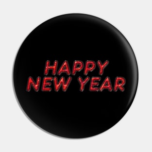 Happy New Year - Red Pin