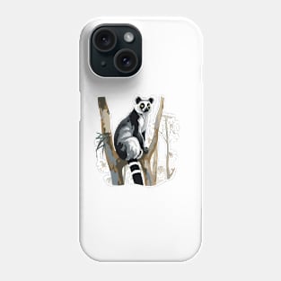 Ruffed Lemur Phone Case