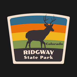 Ridgway State Park Colorado Roaming Deer T-Shirt