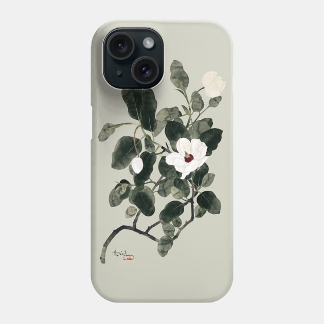 Flowering Magnolia Branch Phone Case by UndiscoveredWonders