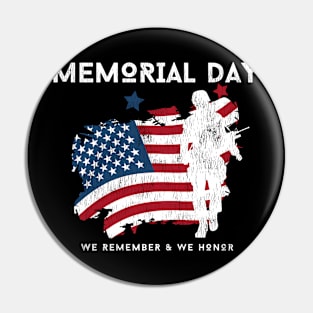 Celebrate Memorial Day Pin