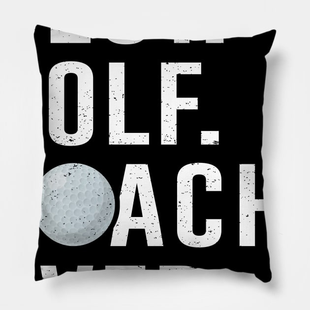 Best Golf Coach Ever Gift Pillow by kateeleone97023