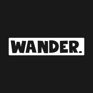 Camping Wander Design T-Shirt