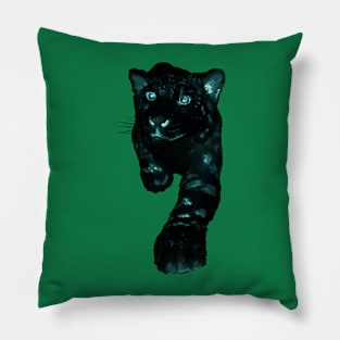 Jaguar Turquoise Pillow