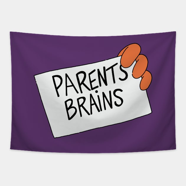 Parents Brains Tapestry by TeeAguss